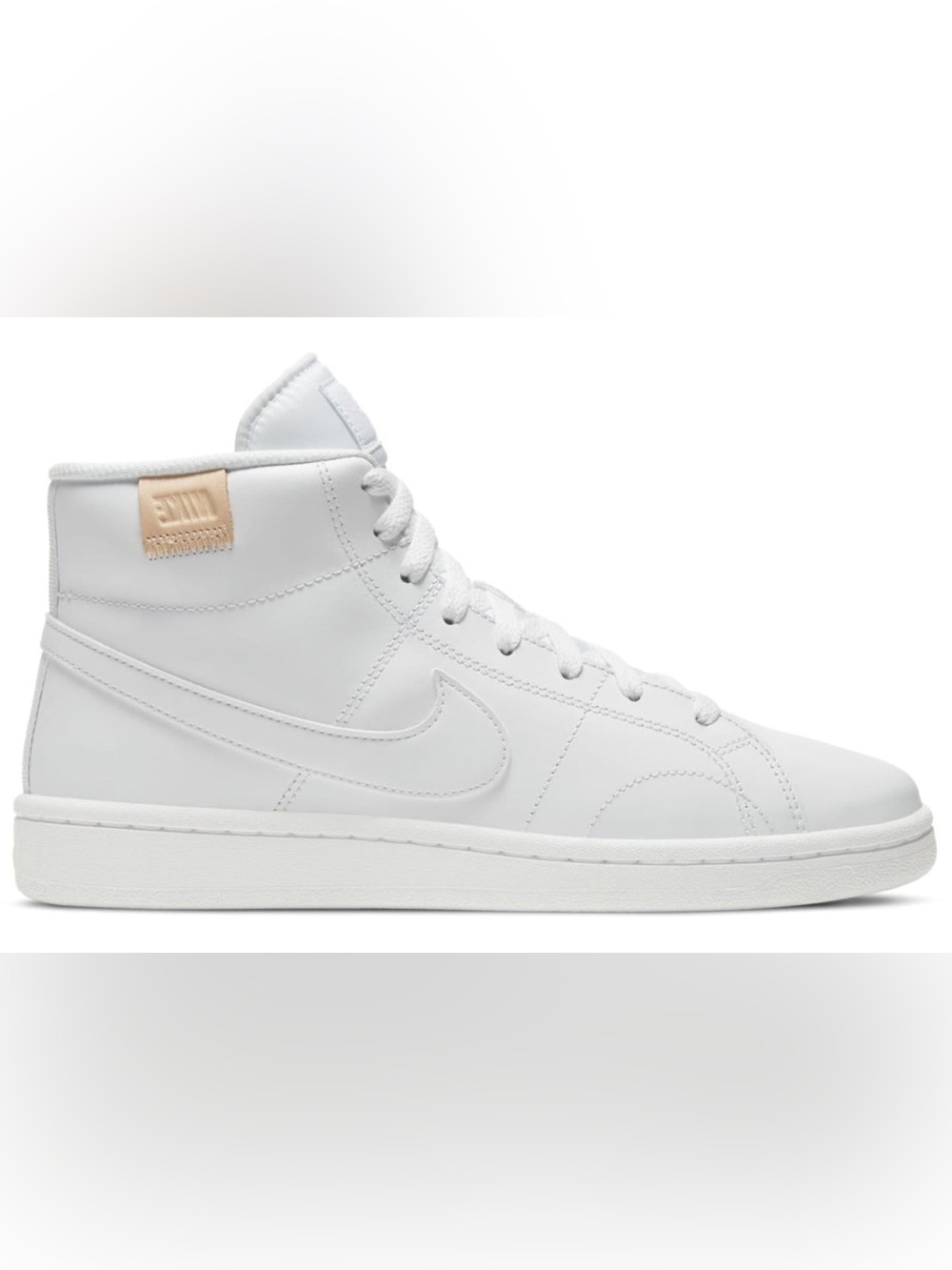 Nike White High-Top Leather Sneaker